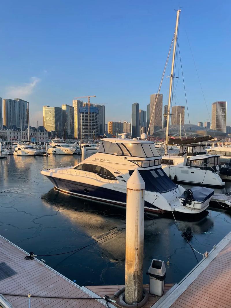 寒風中的別樣韻味 大連東港游艇碼頭冬季限定美景